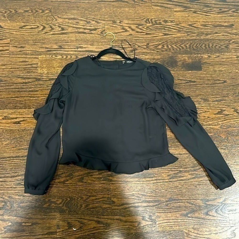 Zara Black Blouse Size XS